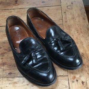 Men's Black Brooks Brothers Tassel Loafers, 10.5